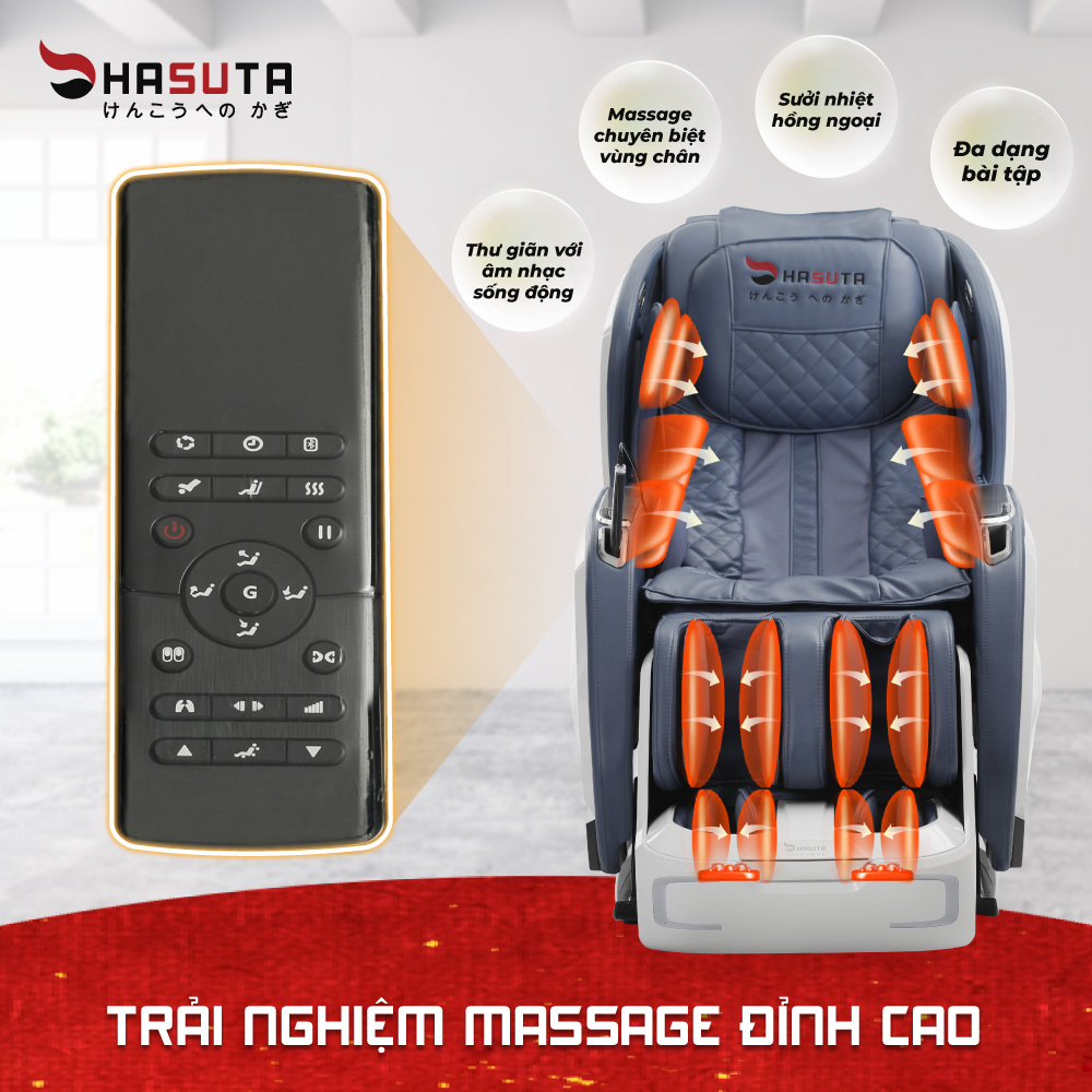 Nâng tầm giải trí, thư giãn với ghế massage HMC-660