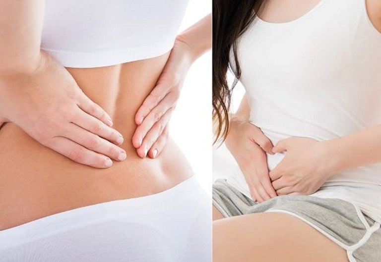 Đau lưng đau bụng có thai không?