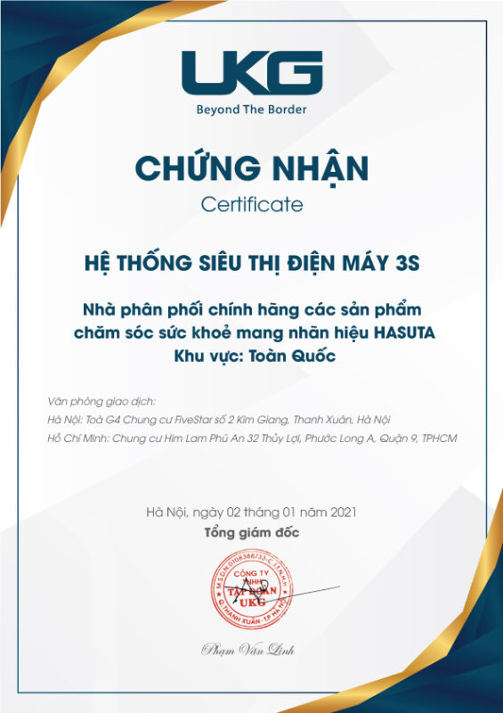 Hasuta Việt Nam Chuyên cung cấp thiết bị chăm sóc sức khỏe tốt nhất việt nam