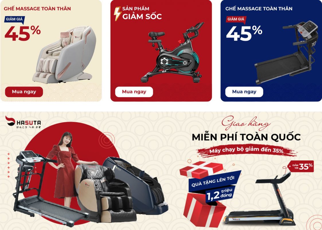 Hasuta Việt Nam Chuyên cung cấp thiết bị chăm sóc sức khỏe tốt nhất việt nam