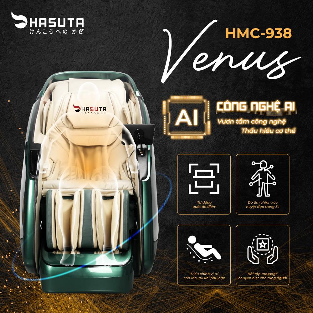 HMC-938 Venus ứng dụng công nghệ AI chăm sóc sức khỏe thông minh
