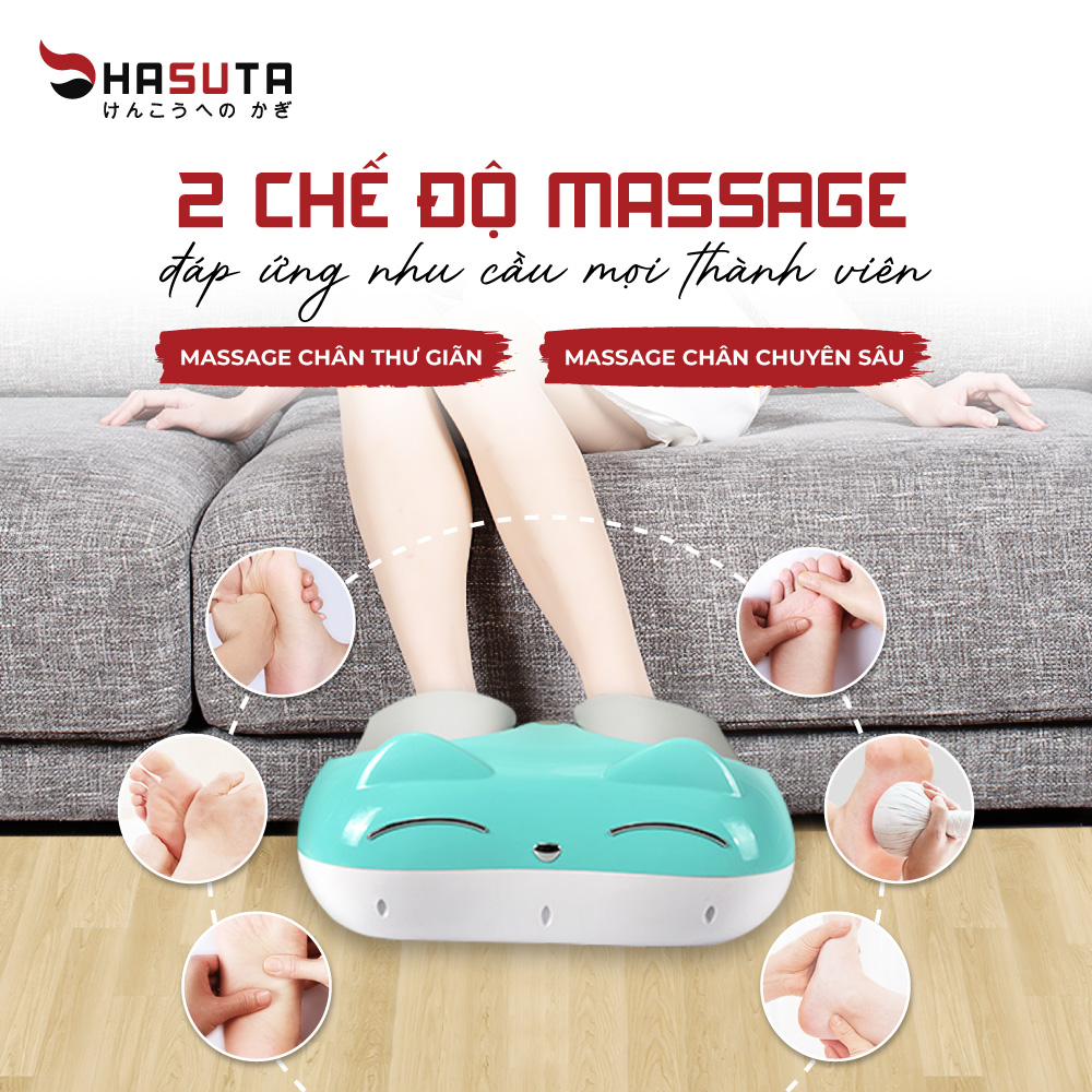 2 chế độ massage tự động đáp ứng nhu cầu của mọi thành viên