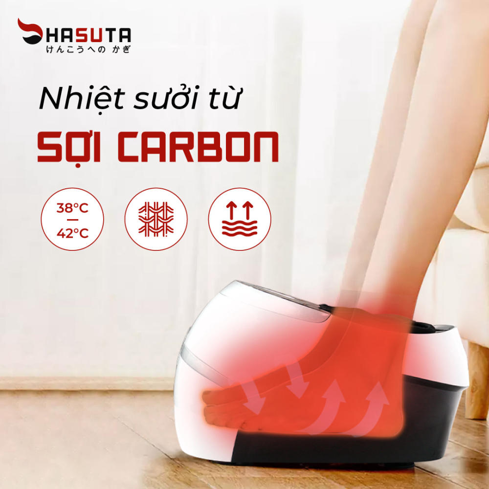Máy massage chân HMF-260 sưởi nhiệt bằng sợi carbon