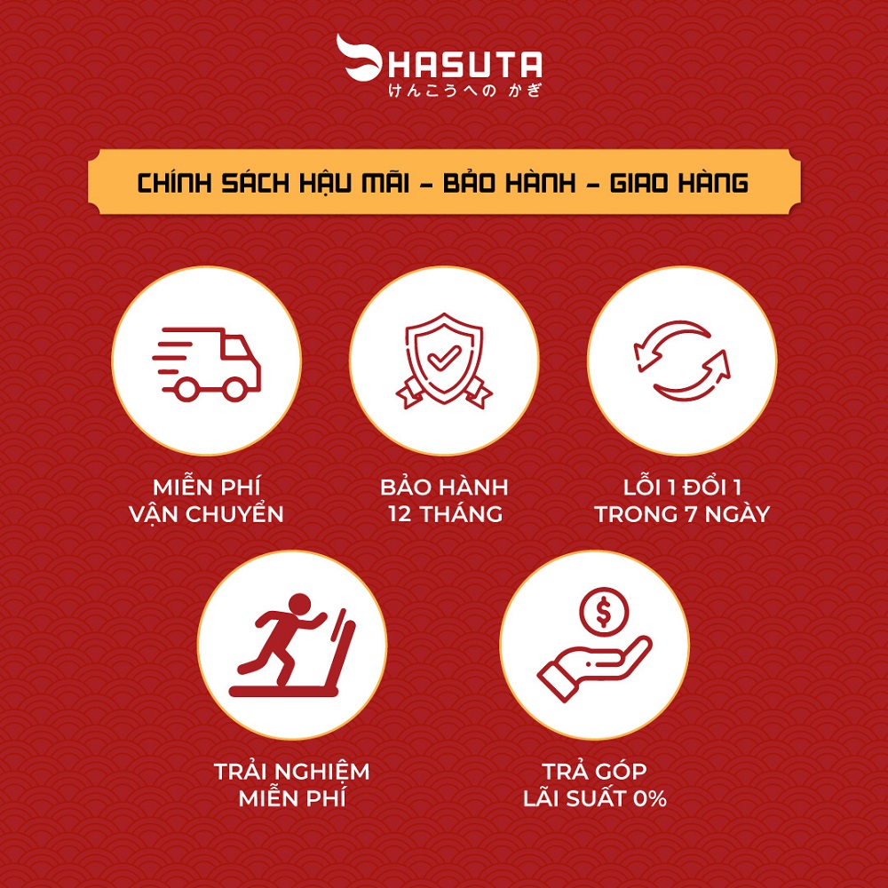 Chính sách bảo hành của Hasuta