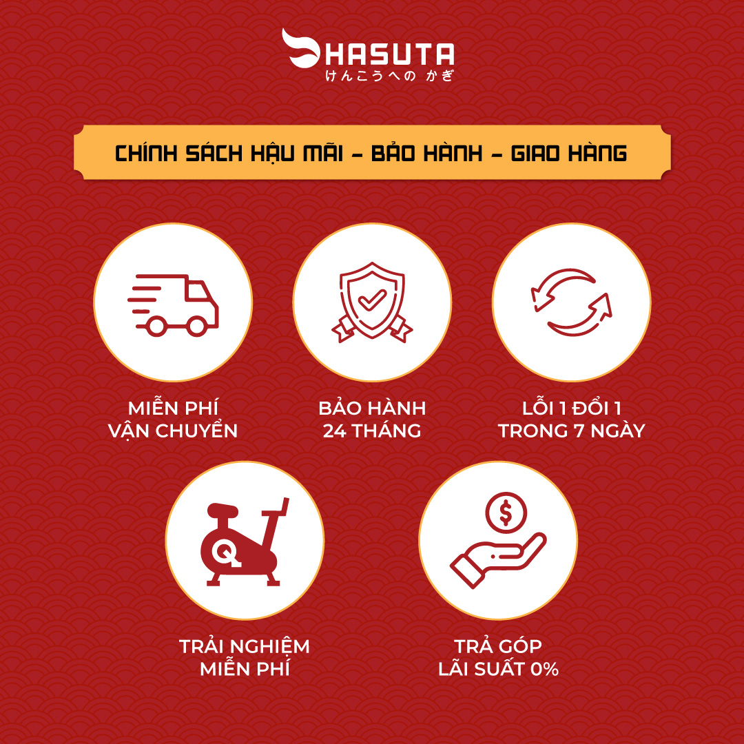 Chính sách vận chuyển, bảo hành của Hasuta